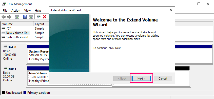 Ncloud Windows 서버 디스크 (블록 스토리지) 크기를 변경하는 방법