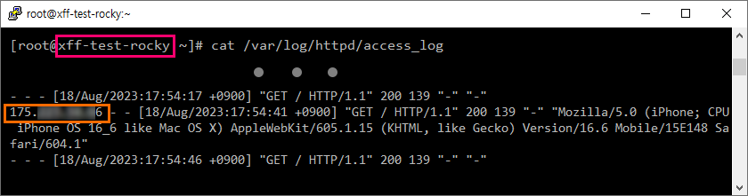 Ncloud에서 X-Forwarded-For를 이용해 Proxy, Load Balancer 환경에서 Client IP를 Apache access_log에 기록하는 방법