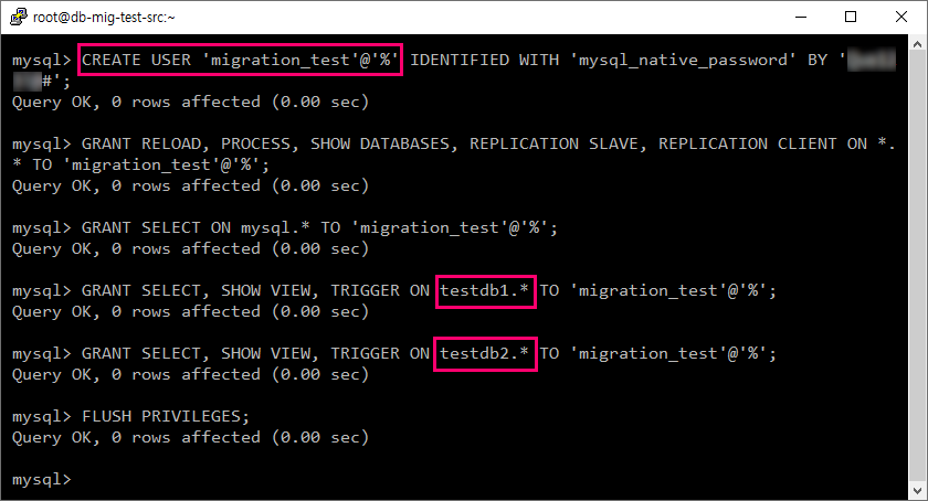Ncloud(네이버 클라우드) Database Migration 서비스를 이용해 MySQL 5.7에서 클라우드 환경 MySQL 5.7로 마이그레이션하는 방법