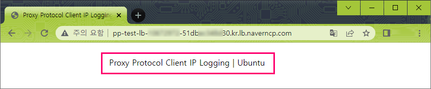 Ncloud Network Proxy Load Balancer에서 
Proxy Protocol을 이용해 클라이언트 IP 주소를 확인하는 방법